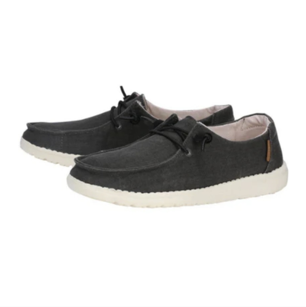 HEY DUDE WENDY CHAMBRAY OFF BLACK